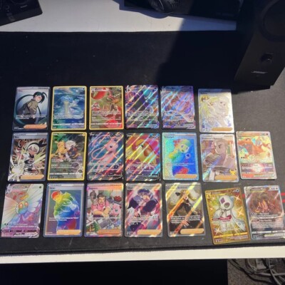 Pokemon TCG Cards Lot Of 20 Trainer Gallery Rainbow Full Art NM/Mint