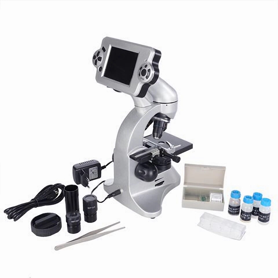 Byomic Deluxe Microscope Numérique avec écran LCD 3,5
