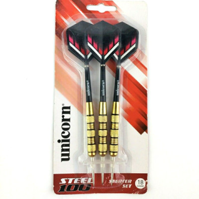 Unicorn Steel 100 Dart Starter Set 18 gram 3 Darts New in Package