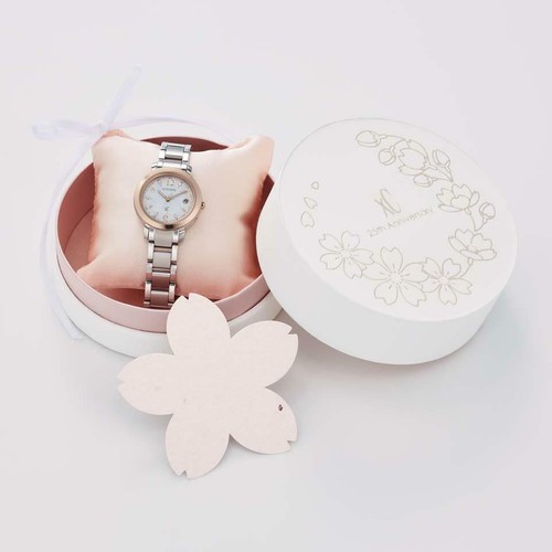 Pre-owned Citizen Es9445-65w [xc Hikari Collection Titania Happy Flight 25 Anniversary]