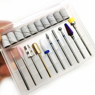 20Pcs Nail Drill Bits Set Best Quality Tornado Carbide Bits Rotary Cuticle Burrs