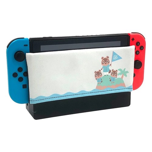 Nintendo Switch Dock Sock - Animal Crossing New Horizons Suede Sleeve Brand New!