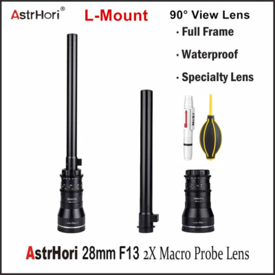 AstrHori 28mm F13 Macro Probe Lens 2X Full Frame 90° View Leica Sigma L-Mount 