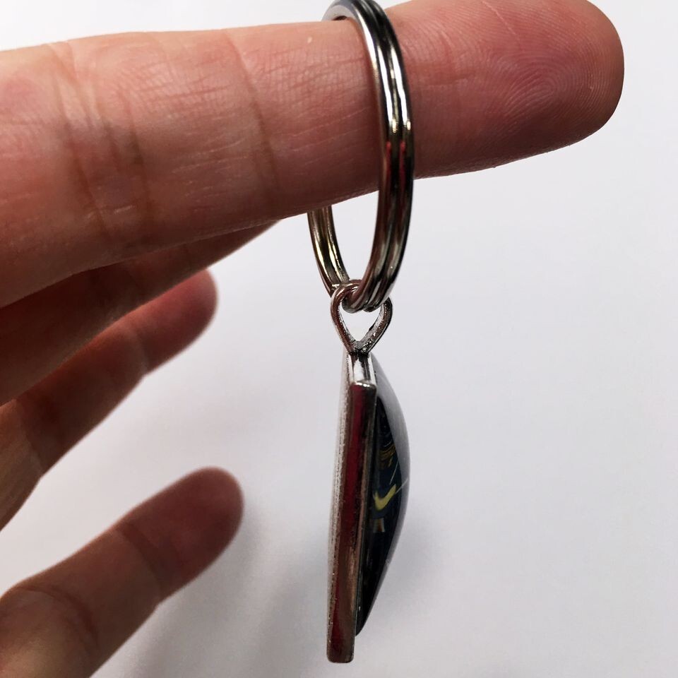 GM Chevrolet C10 Chevy Truck Chrome Badge Emblem Ornament Bowtie Keychain