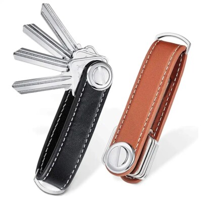 Smart Key Organizer - Portable Compact Key Holder Pure Leather Key Holder