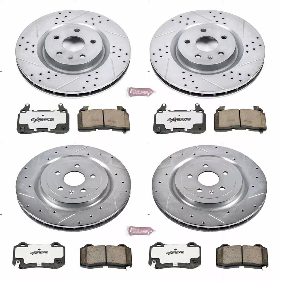 PowerStop Z26 Street Warrior Brake Rotors & Pads Kit for 09