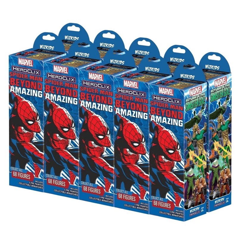 Marvel Heroclix : Spiderman Beyond Amazing Booster Brick - NEW
