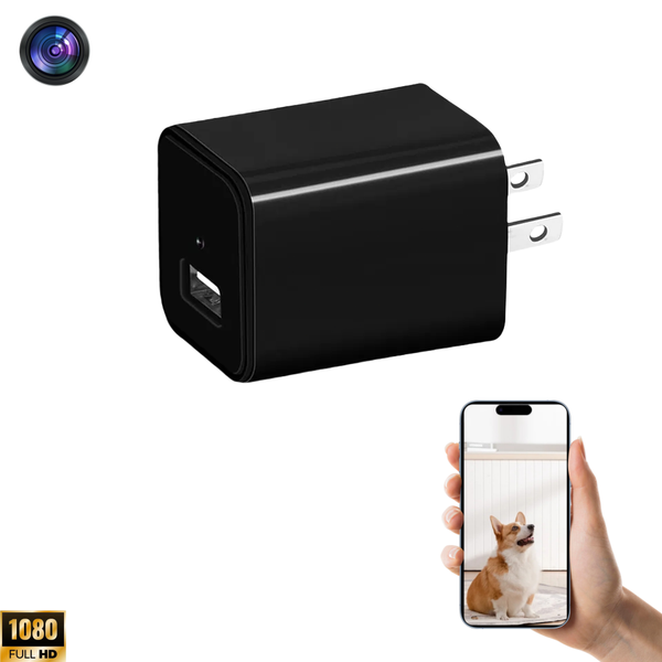 WIFI Hidden 1080HD Mini Camera Motion Detection Spy Cam Remote Viewing Nanny Cam