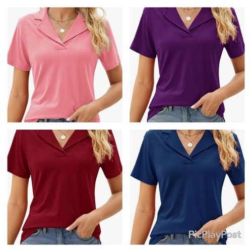 ファッション Rapbin Womens Polo Shirts Summer Hawaiian Shirts Short Sleeve Collared Shir Amazon.com: Rapbin Womens Summer Tops Short Sleeve Plus Size