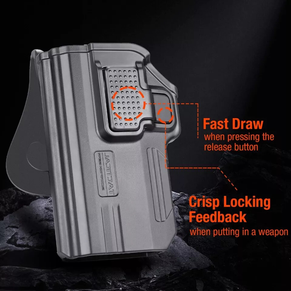 Tactical Scorpion Gear Polymer Paddle Level II Holster LH Fits Byrna SD,LE,XL