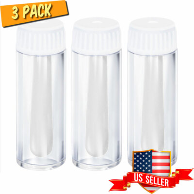 Contact Lens Remover 3 Pack Suction Cup Insertion Tool Applicator Plunger WHITE
