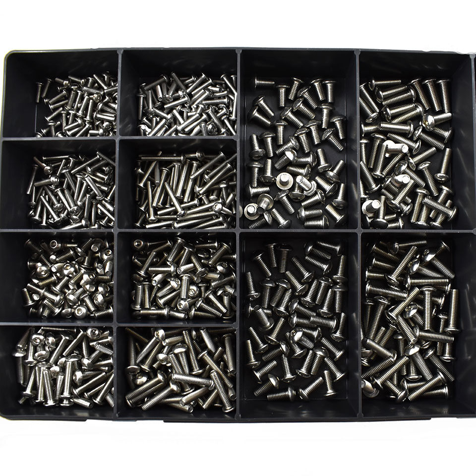 HEAVY DUTY M3 M4 M5 SOCKET BUTTON SCREWS Hex Dome Head A2 Stainless Steel Bolts