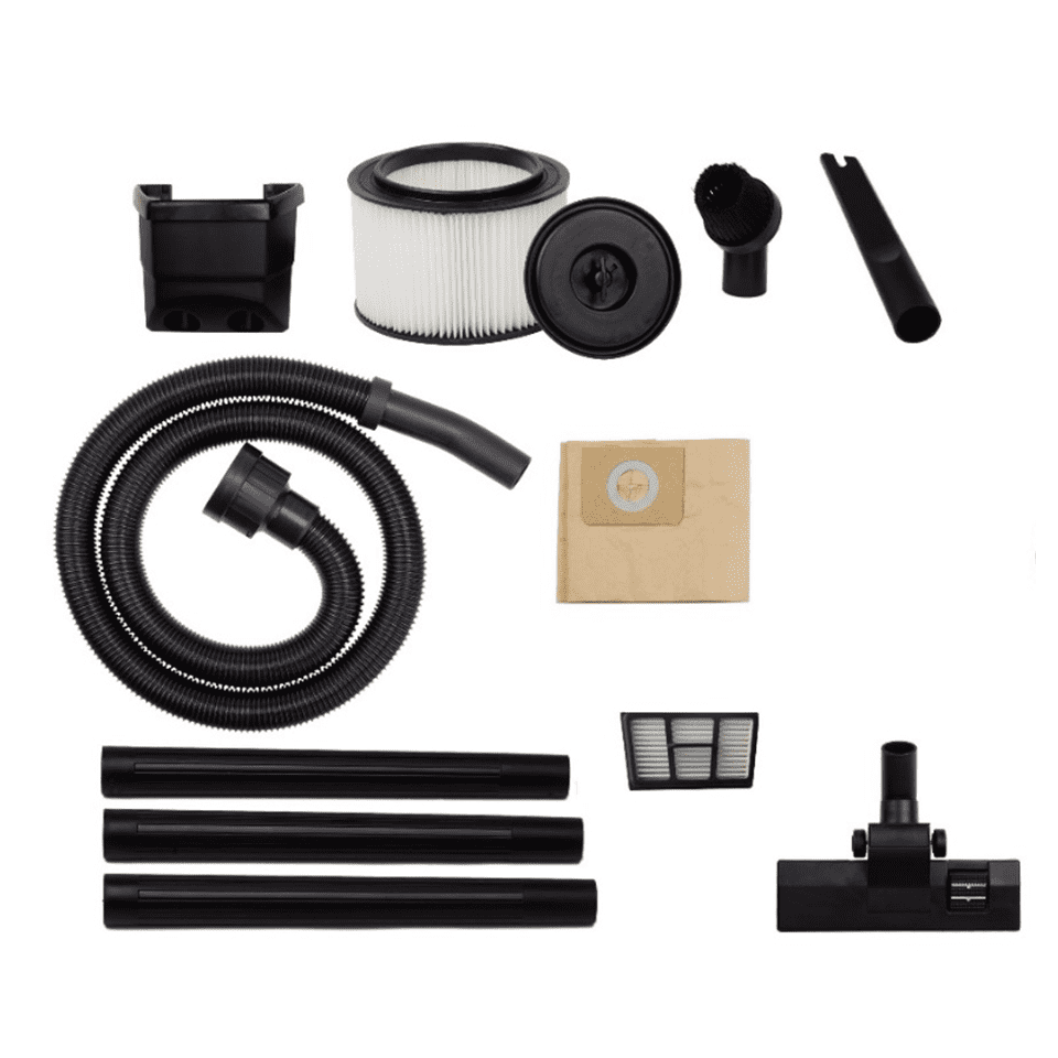 Vacmaster 4 Gallon 5 Peak HP Poly Household Wet/Dry Vacuum, VF409