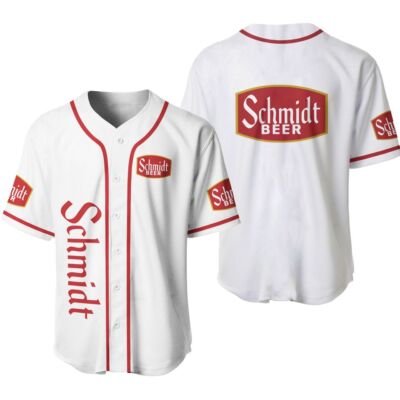 Schmidt Baseball Beer Jersey, Beer Lover Jersey Shirt Gift Schmidt Lovers