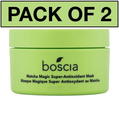 boscia Matcha Magic Super-Antioxidant Mask 0.83 oz / 24.5 ml, 2-Pack