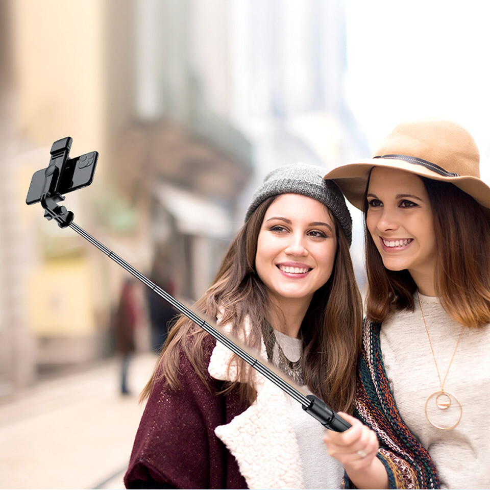 Bluetooth Remote Selfie Stick Tripod Phone Stand Desk Holder For iPhone Samsung
