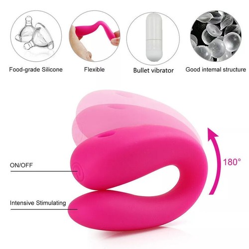 Vibrator Bullet G-Spot Dildo Anal Plug Clit Massager Powerful Sex Toy for Couple