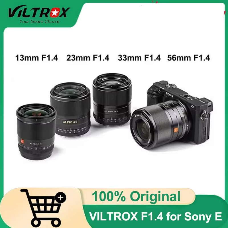 23mm 13mm 33mm 56mm E Lens F1.4 APS-C AF Auto Focus Large Aperture Prime Lens fo