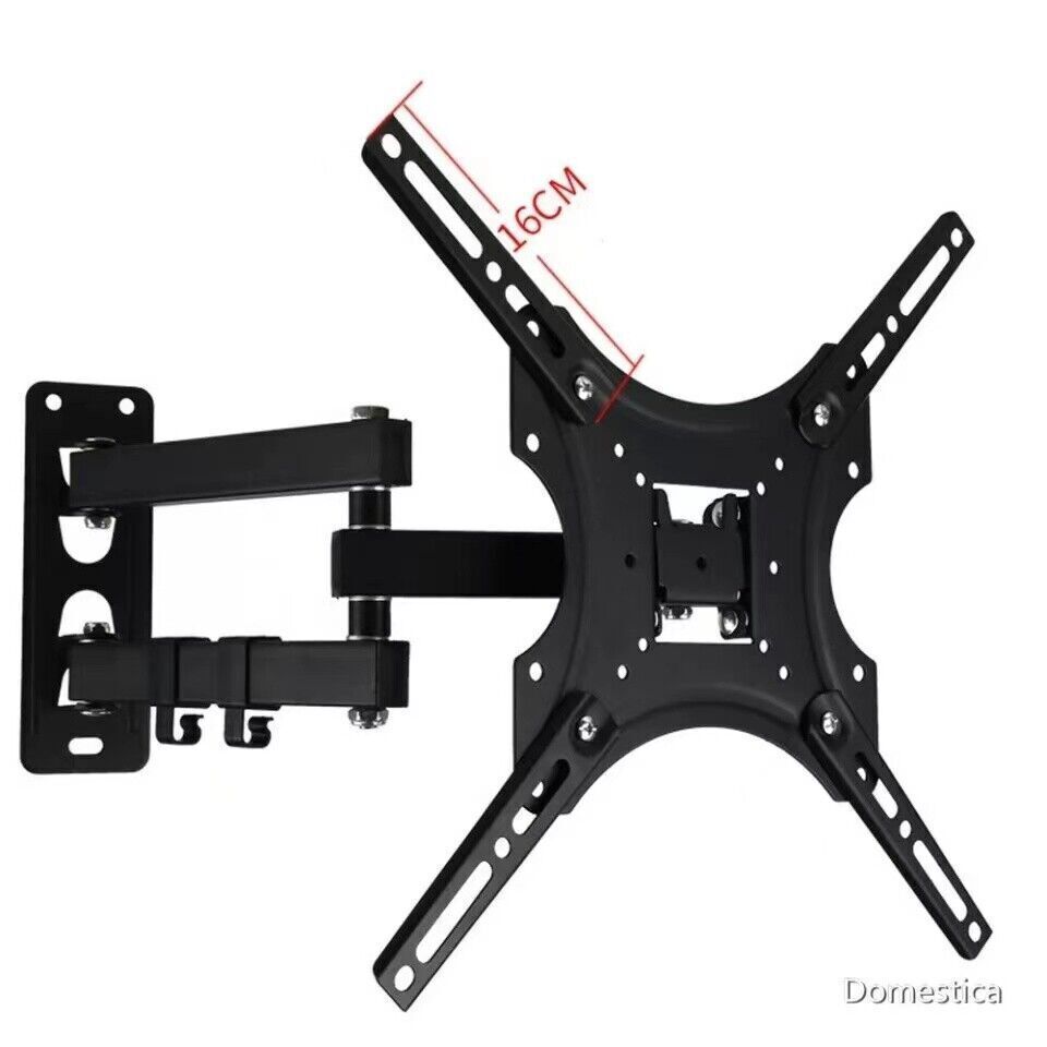Full Motion TV Wall Mount Bracket Swivel Tilt for 26 32 36 3