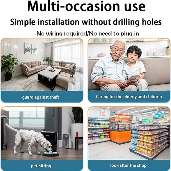 Hidden Mini Spy Camera in Smoke Detector 1080P WiFi Night Vision Home Security - Image 7