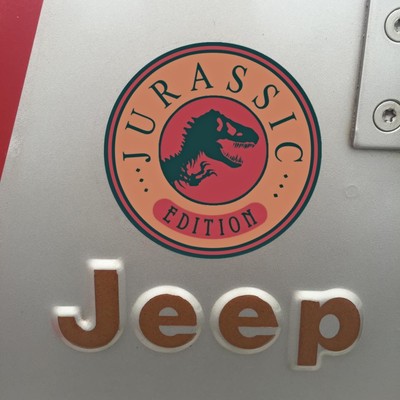 Jurassic Park Emblem LARGE Door Vinyl Decal sticker Kit Jeep Rubicon wrangler