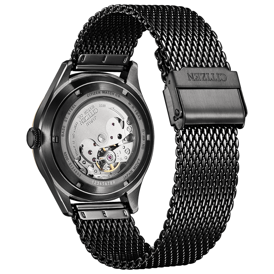 Pre-owned Citizen Collection Record Label Nh8396-82e C7 Mechanical Automatic Watch Men's