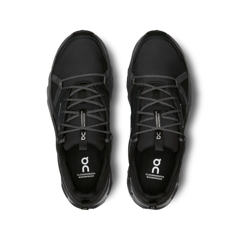 Pre-owned On Men's Cloudhoriz Waterproof Black Eclipse 3me10050106 Men's Size