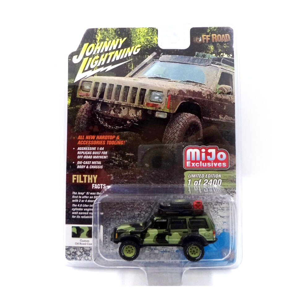 Johnny Lightning ジープ チェロキー シェビーバン 1998 Jeep Cherokee XJ & 1976 Chevrolet G-20 Van 