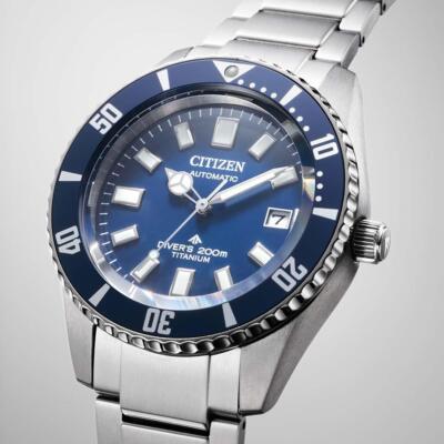 Pre-owned Citizen Promaster Nb6021-68l Titanium Mechanical Automatic Diver 200m Watch