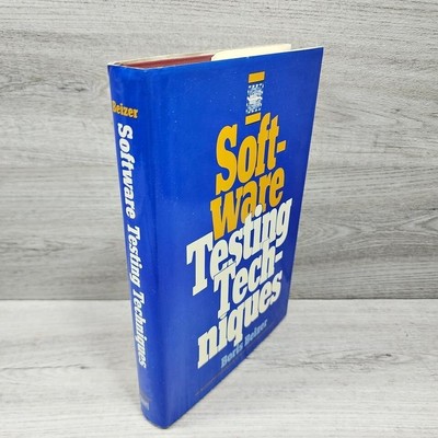 1983 Software Testing Techniques Book Fair Condition 60i#1026