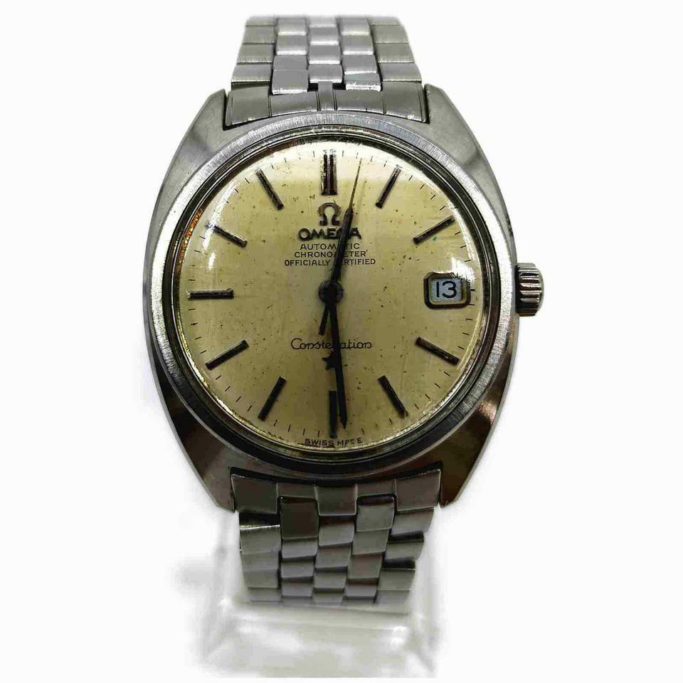 Omega Silver Constellation Day Date Watch 861280 | eBay