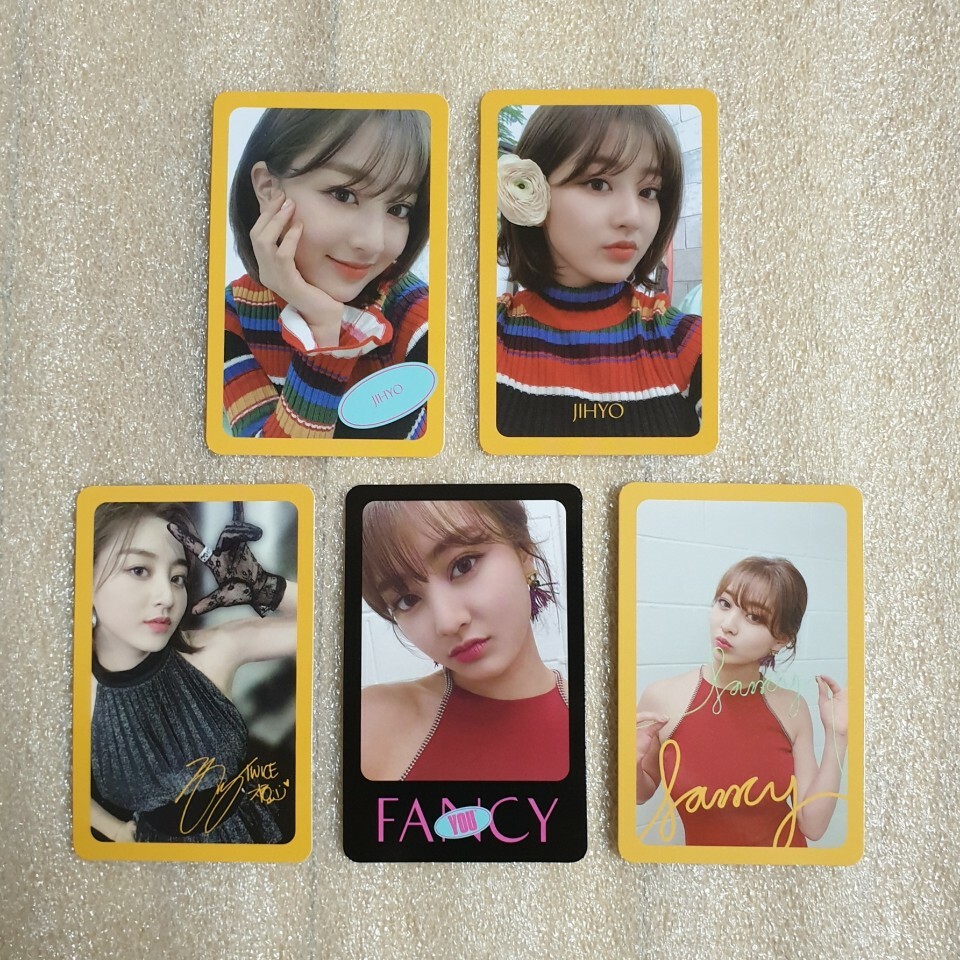 TWICE トレカ① TWICE Fancy You 7th Mini Album Only Jihyo Photocard Select