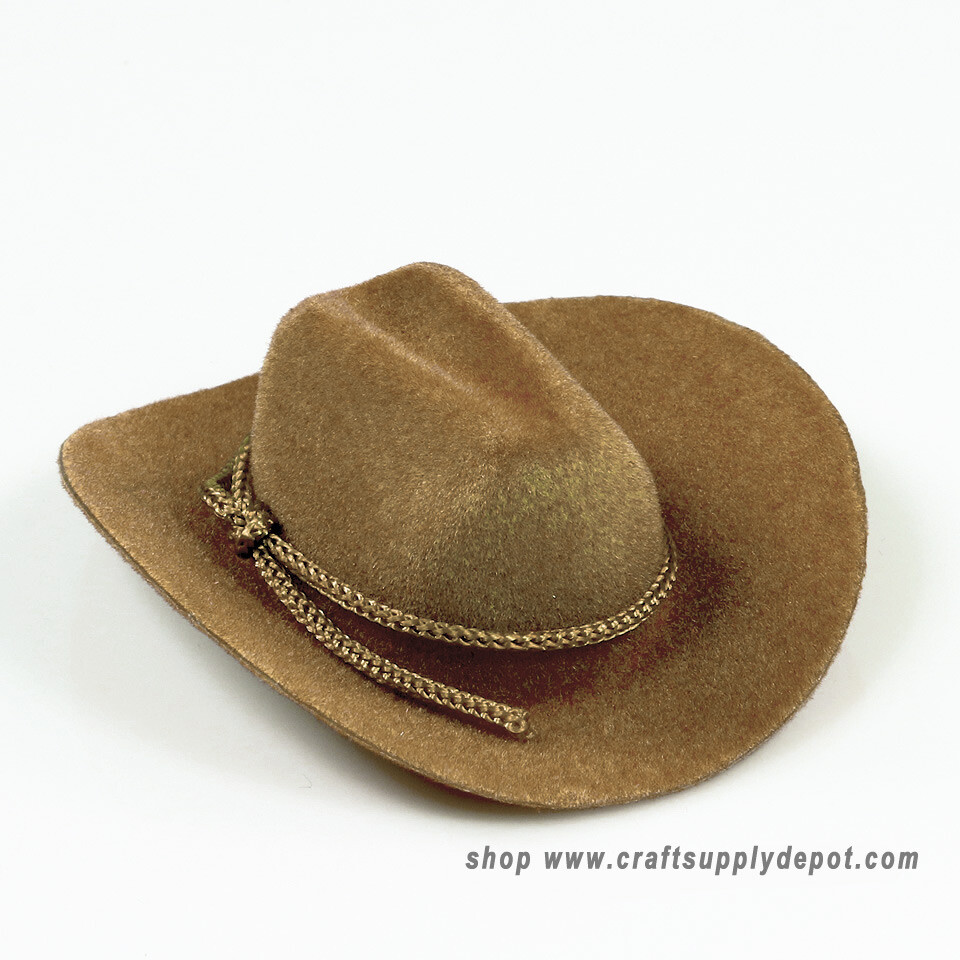Mini Cowboy Hats - Doll Miniature Cowboy Hats for Crafts