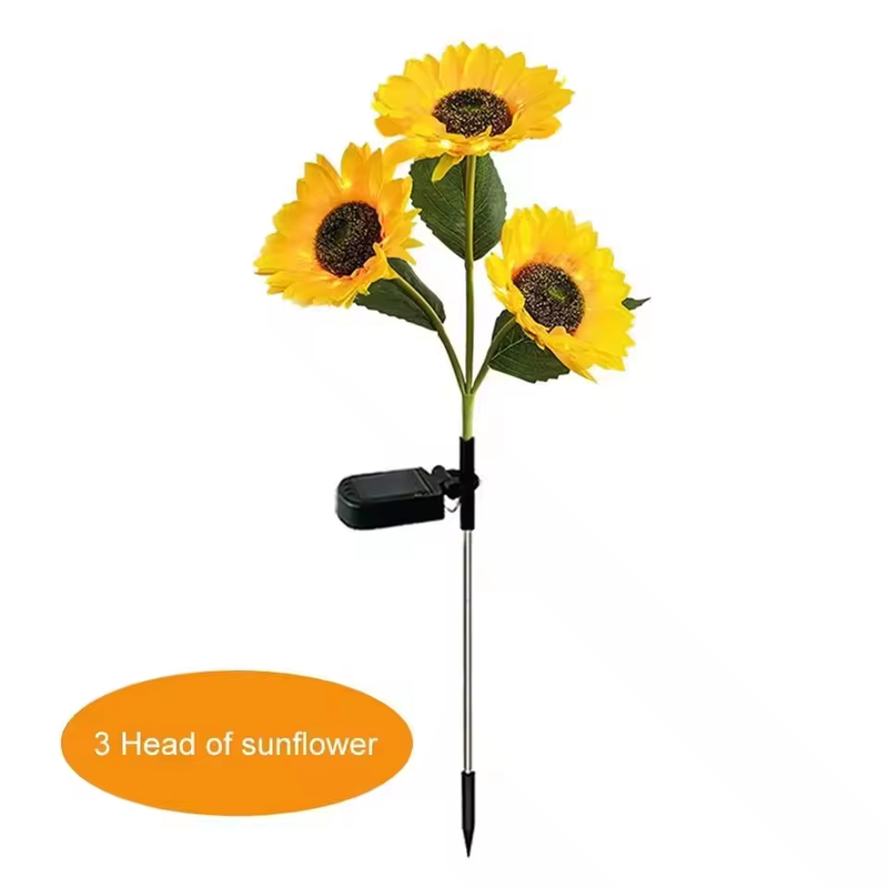 LED Solar Sunflowers Flower Light Home Decorative Flower Lights Garden Decoratio