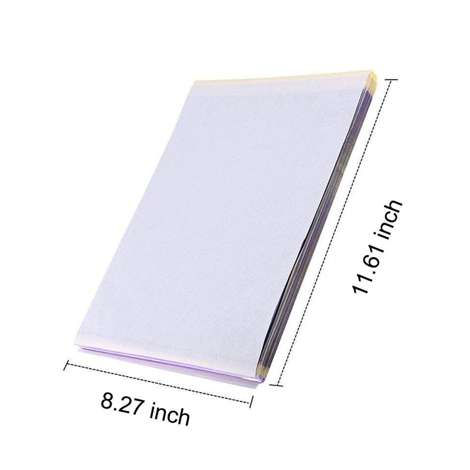 100pcs Tattoo Transfer Paper Stencil Carbon Thermal Tracing Hectograph Supplies
