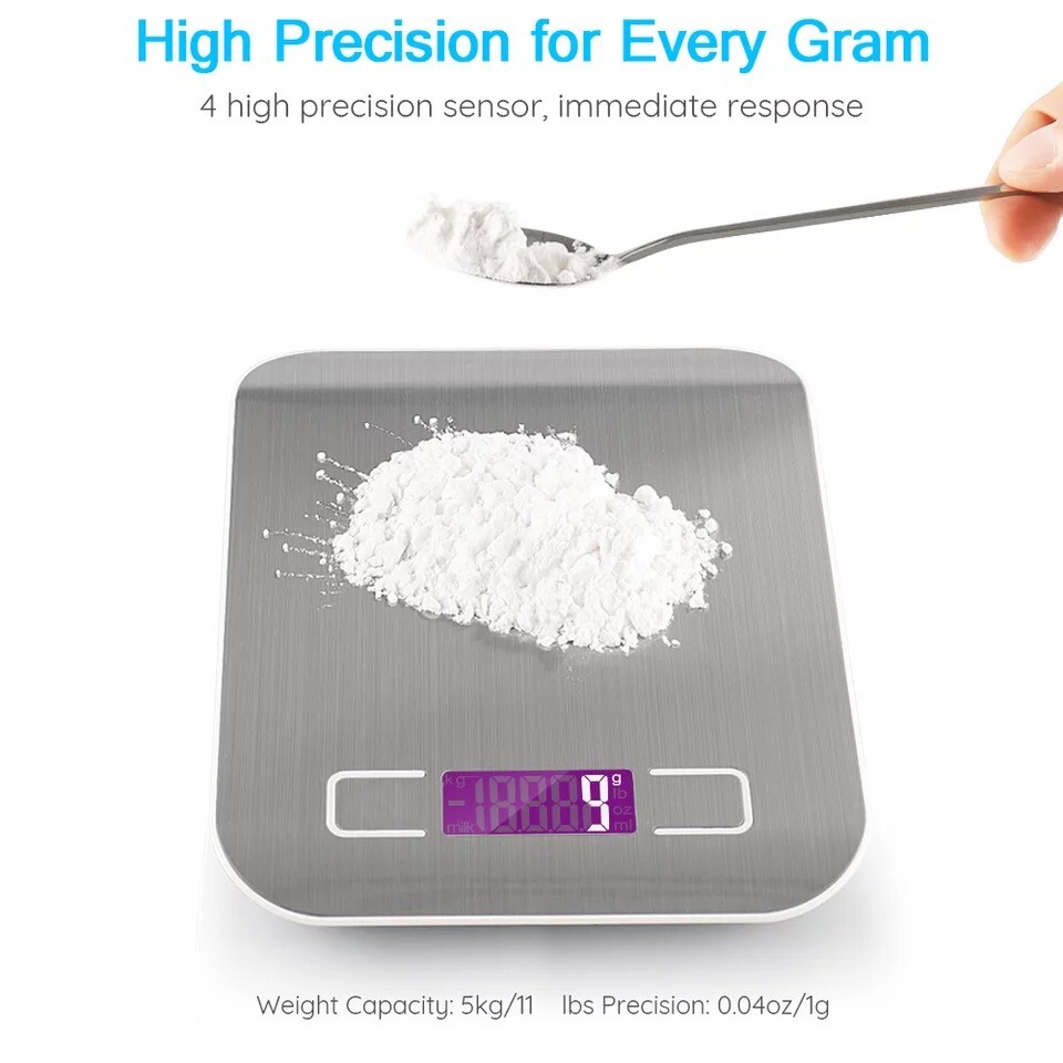 5000g/1g Digital Kitchen Scales LCD Food Weight Postal Scale Electronic Balance