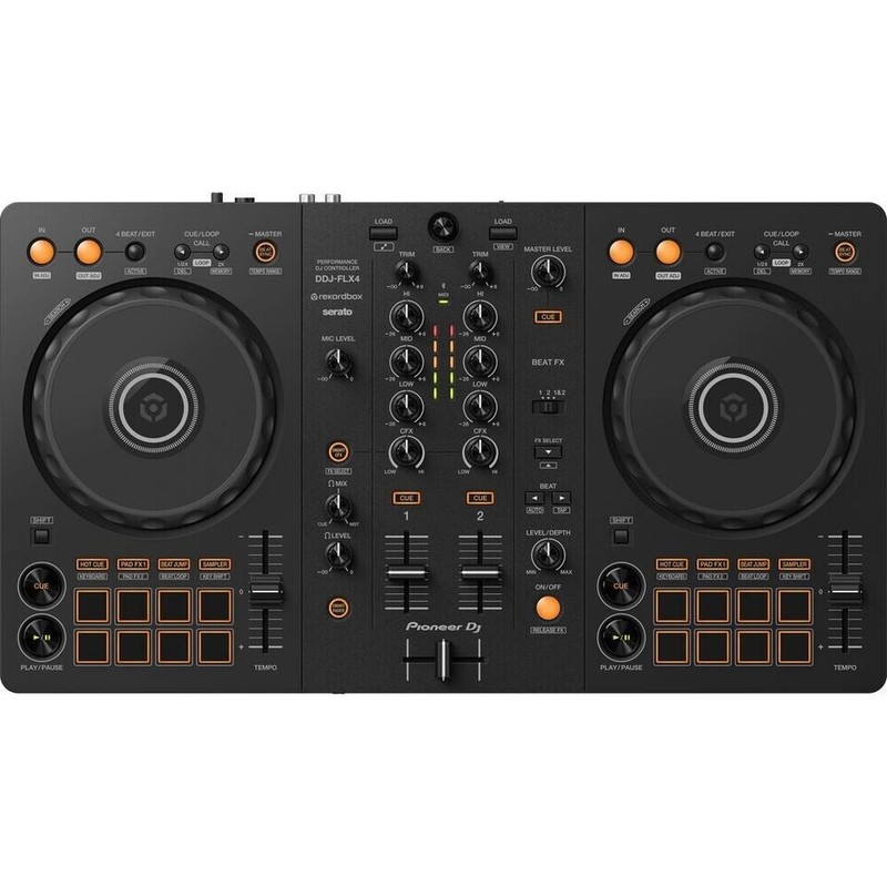 Pioneer DJ DDJ-FLX4 2-Channel DJ Controller Rekordbox Serato DJ FLEX4