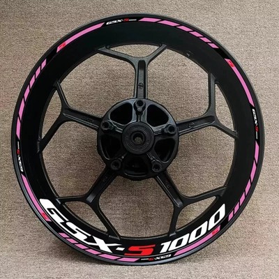 For Suzuki GSX-S1000 High Quality Reflective Decal Rim Wheel Stripe Sticker