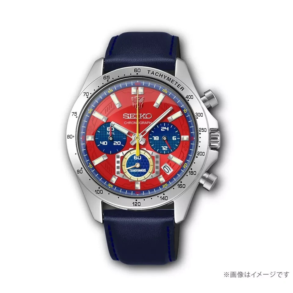 Pre-owned Seiko Transformers Watch Autobot Optimus Prime Collaboration 300 Limited Ed.