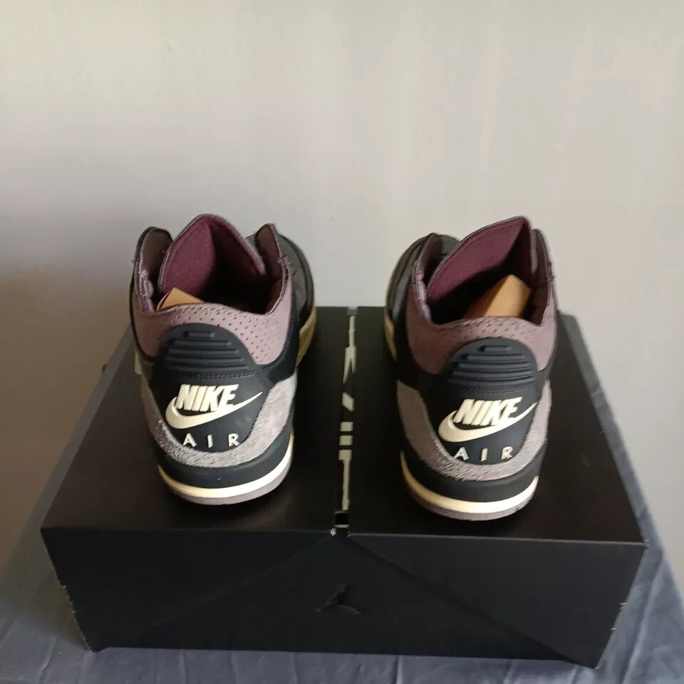 Pre-owned Jordan Size 12.5 - A Ma Maniére X Air  3 Retro While You Were Sleeping W In Black