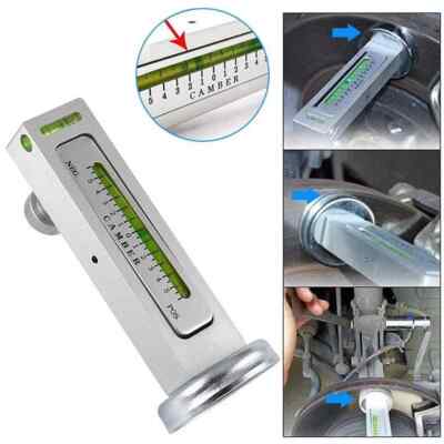 Adjustable Car Magnetic Gauge Tool Camber Castor Strut Wheel Alignment Truck US