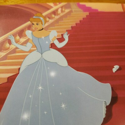 Cinderella Postcard Disney Animation Art ''Just Before Midnight''