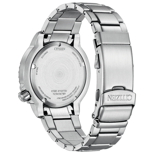 Pre-owned Citizen Promaster Marine Eco Drive Divers 200m Ocean Blue Bn0165-55l Mens Watch
