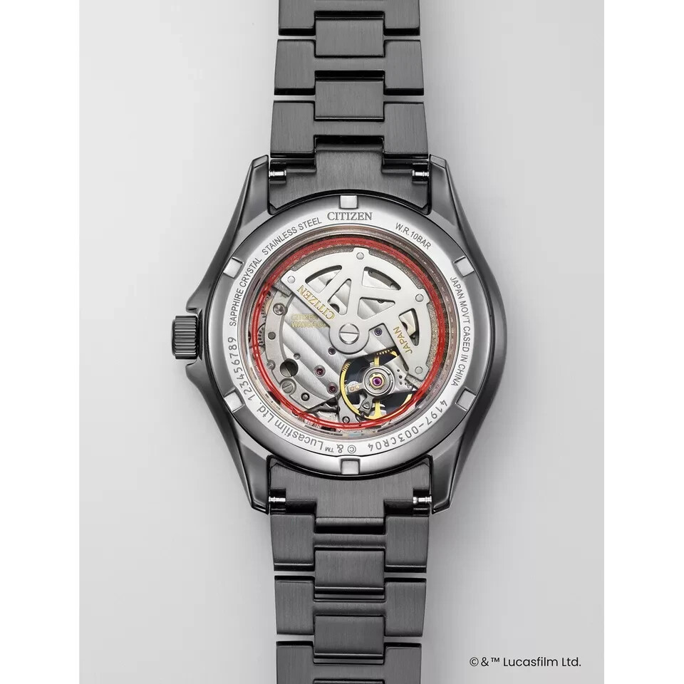 Pre-owned Citizen Collection Np1015-66e Darth Vader Limited Edition Automatic Watch Mens