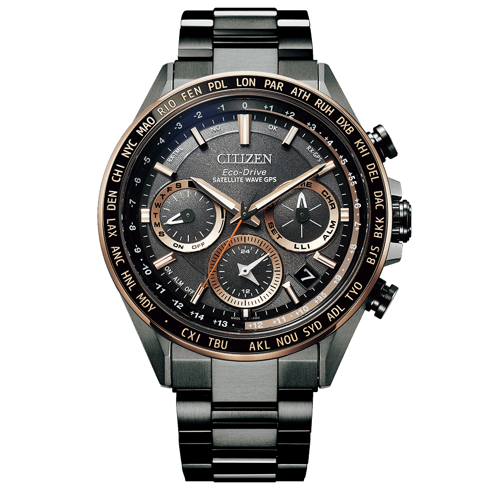 Citizen Attesa ACT Line CC4016-67E Satellite GPS Black Titanium Watch