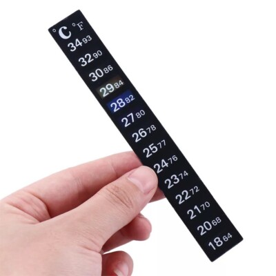Dual Fish Tank Aquarium Thermometer Temperature Sticker Celsius Fahrenheit °C