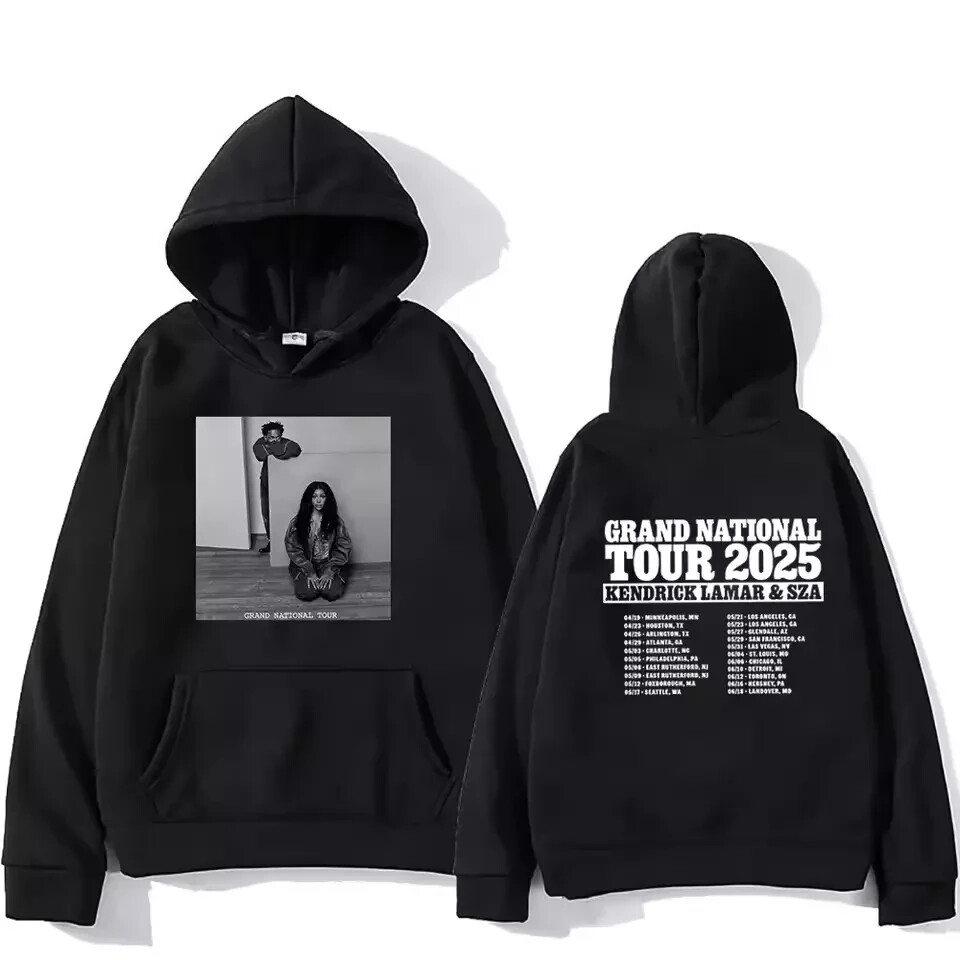 Kendrick Lamar SZA GrandNationalツアーフーディー Kendrick Lamar & SZA Grand National Tour 2025 Hoodie