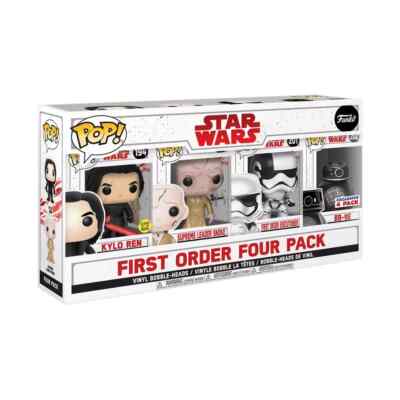 Funko Pop! Vinyl: Star Wars First Order 4 Pack KYLO REN SNOKE EXECUTIONER BB-9E