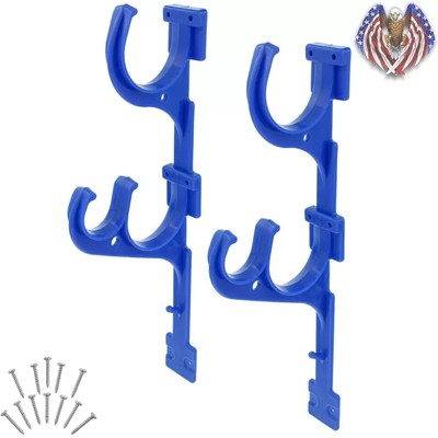 Compact Telescopic Pool Hangers - Versatile Multi-Purpose Storage Solution