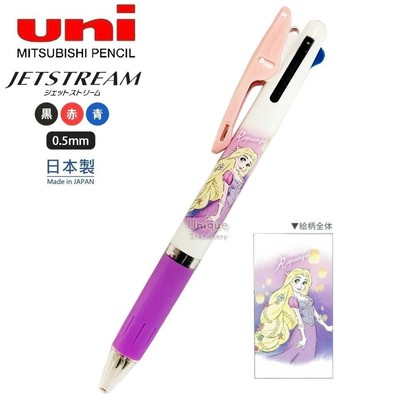 Rapunzel Princess Disney uni Jetstream 3 colors 0.5mm Ballpoint Pen 301641